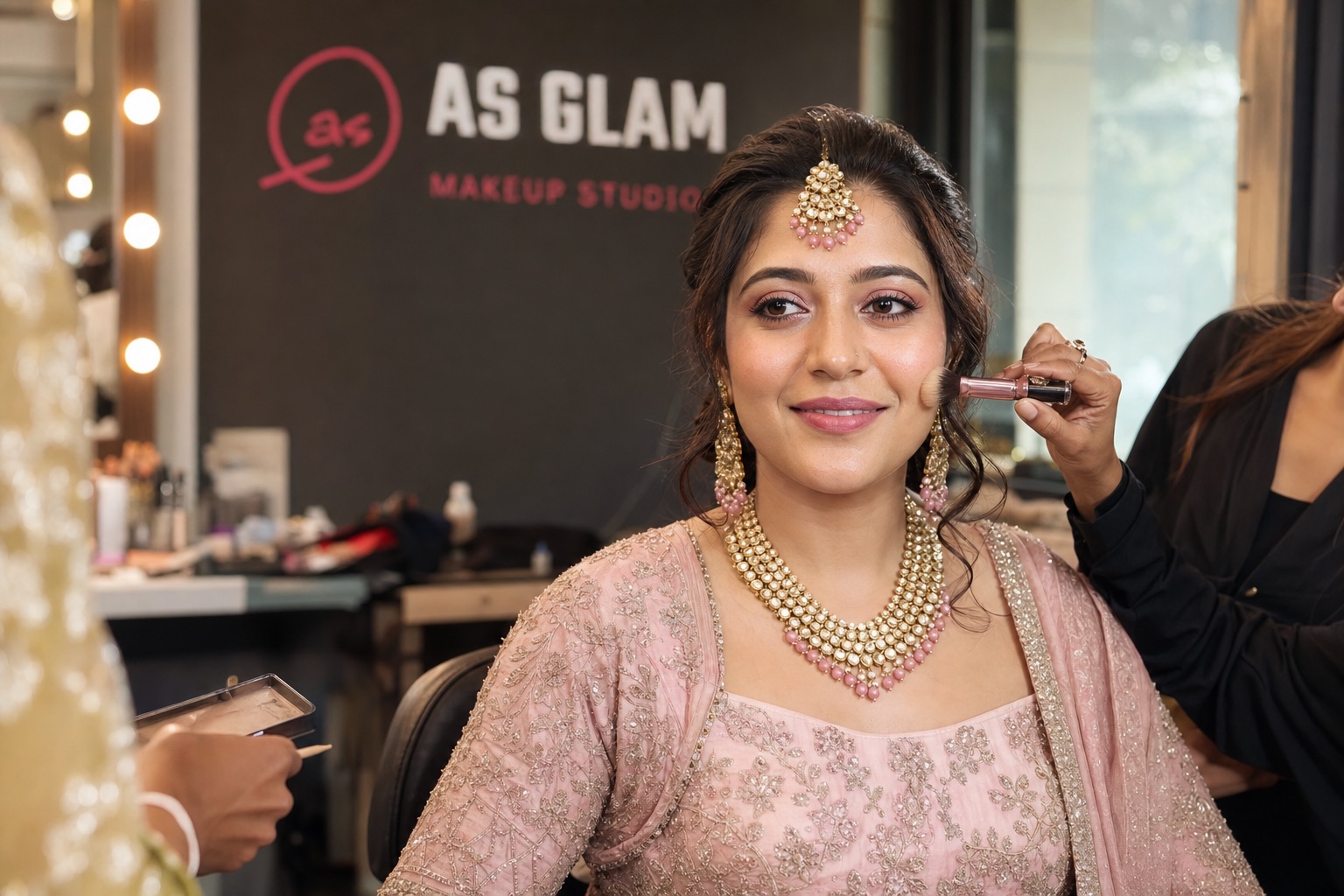 Bridal 04 professional bridal & wedding makeup look photographed at AS Glam Makeup Studio in Lucknow
