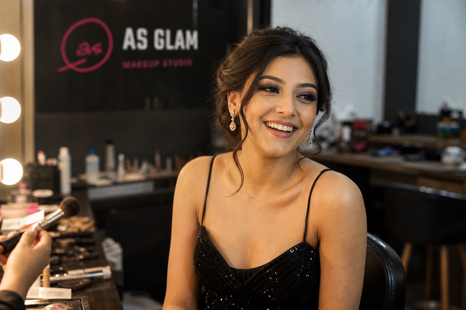 Party 01 professional party & pre-wedding makeup look photographed at AS Glam Makeup Studio in Lucknow