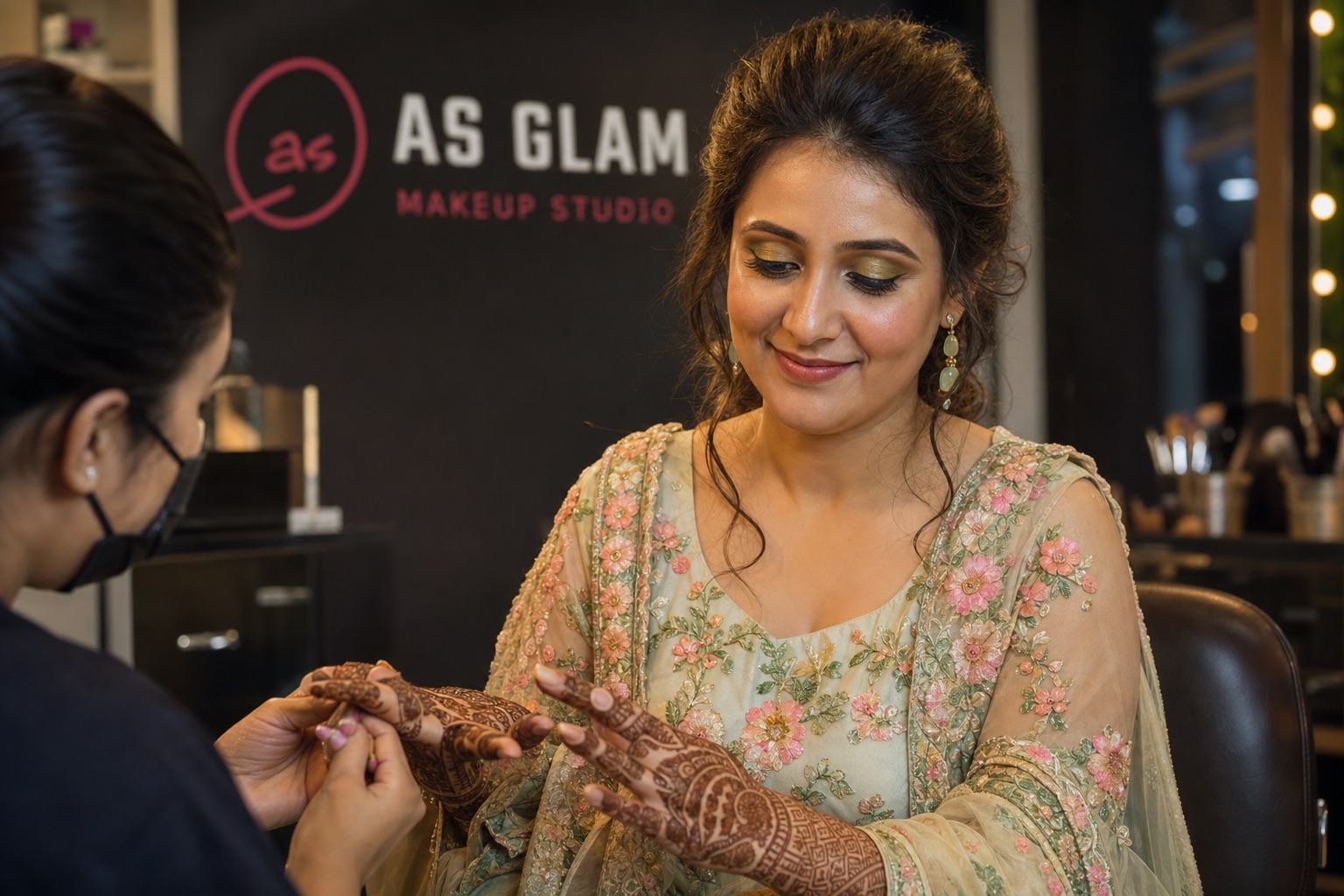 Party 04 professional party & pre-wedding makeup look photographed at AS Glam Makeup Studio in Lucknow