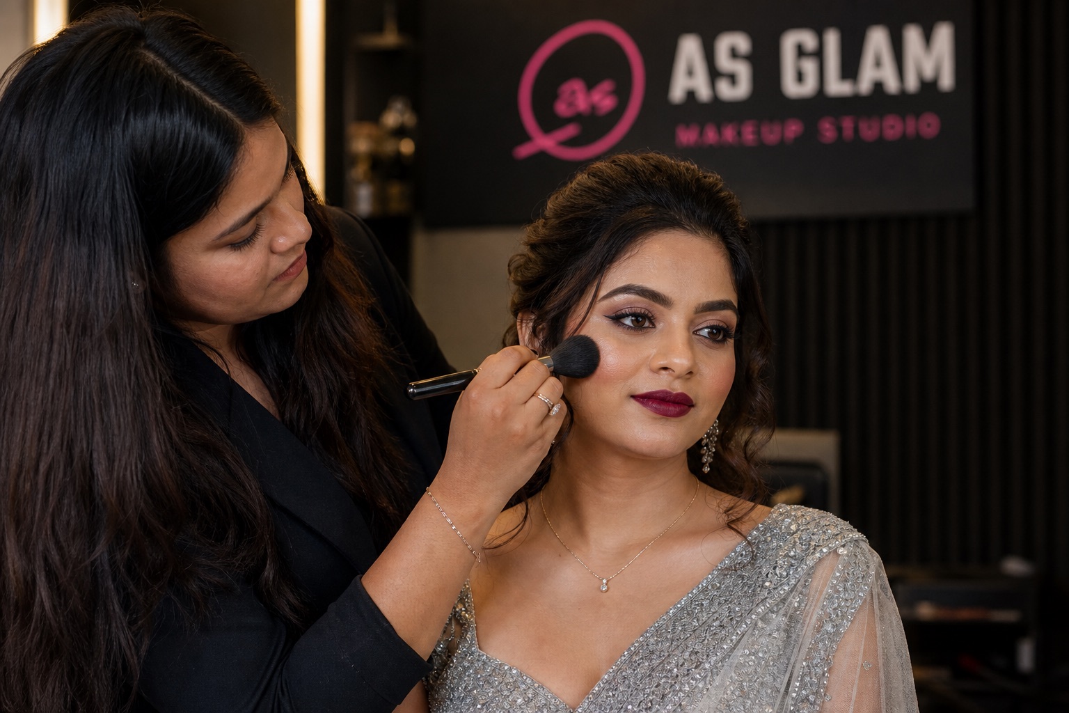 Party 05 professional party & pre-wedding makeup look photographed at AS Glam Makeup Studio in Lucknow