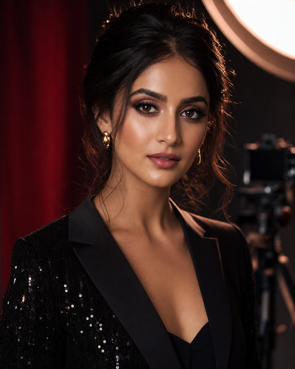 Original editorial portrait created for fashion and photoshoot makeup